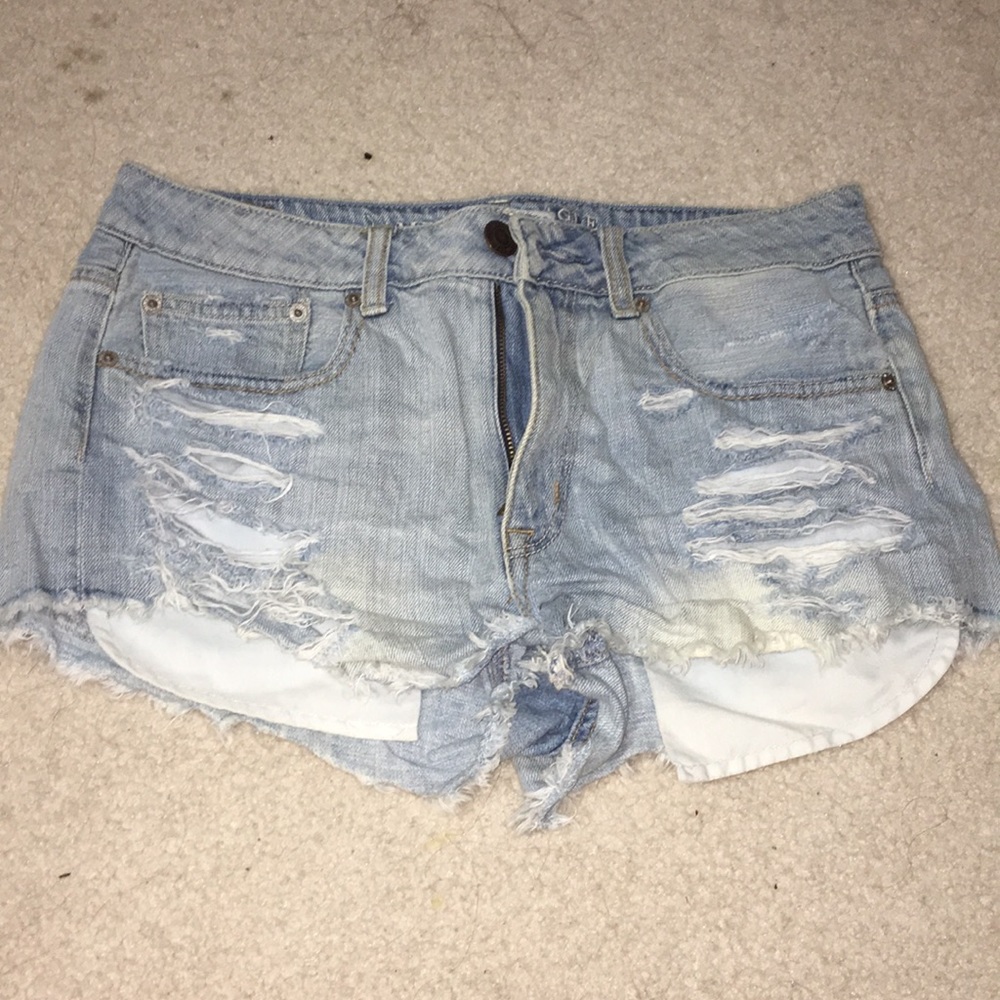 American eagle jean shorts